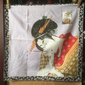 Furoshiki woman head