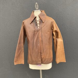 Mens Leather shirt 1970s