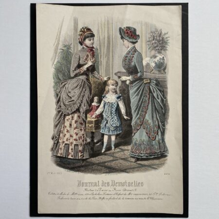 1883 Fashion Plate Women, Girl, and Doll