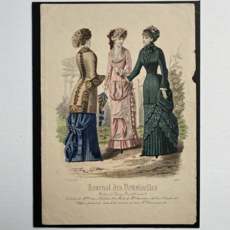 1882 Fashion Plate Three Women
