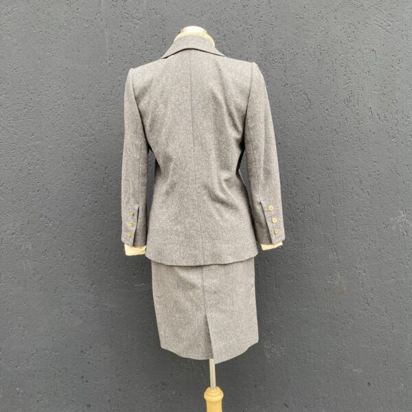 Vintage Givenchy Grey Fleck suit