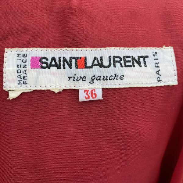 Yves Saint Laurent crushed velvet skirt