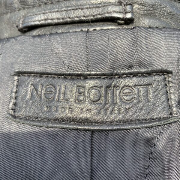 Vintage Neil Barrett washed buffalo leather coat