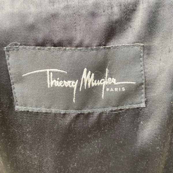 Thierry Mugler mens black coat