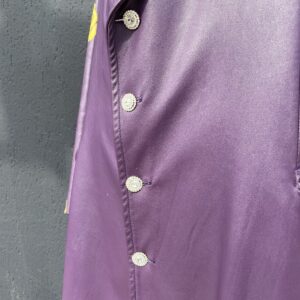 Call and Response purple hand painted coat