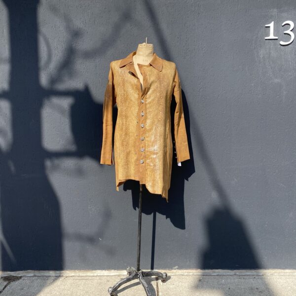 Call and Response custom made Leather Coat