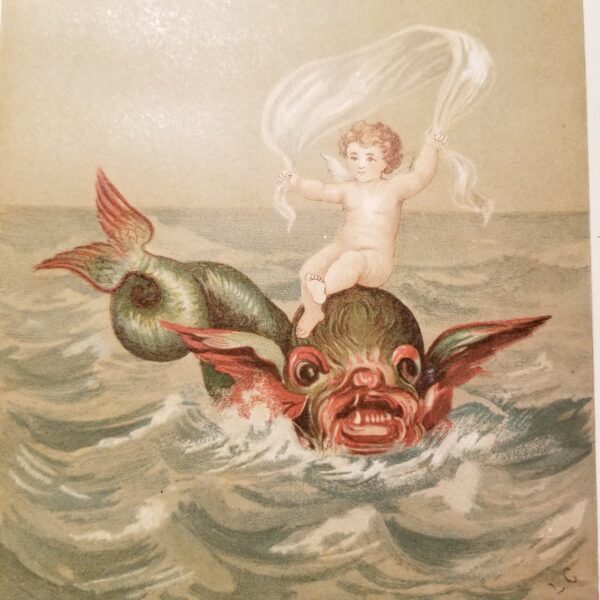 Sea monster image from Fly-Away Fairies and Baby Blossoms book