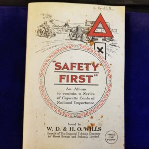 Vintage Safety First Cigarette Card Album