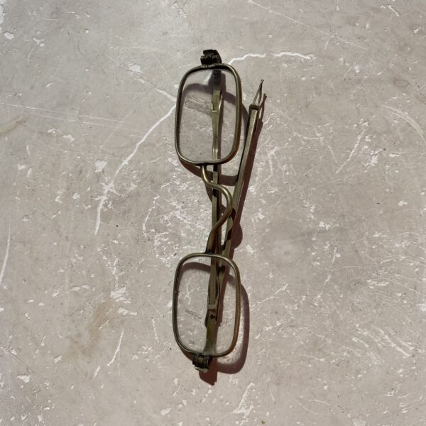 antique eyeglasses with extendible arms