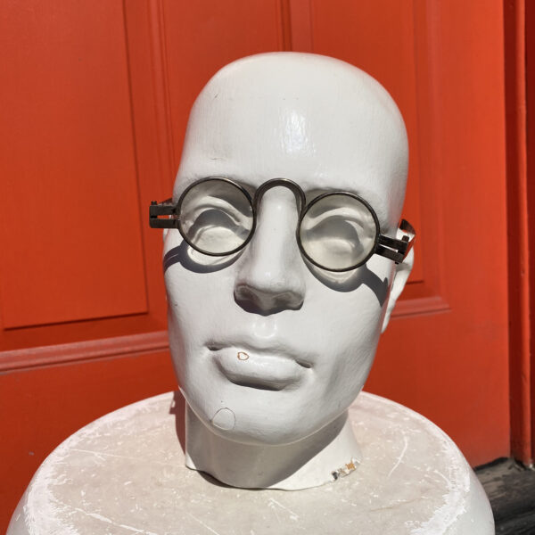 antique eyeglasses with extendible arms