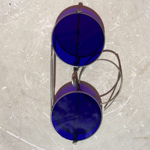 vintage cobalt blue sunglasses