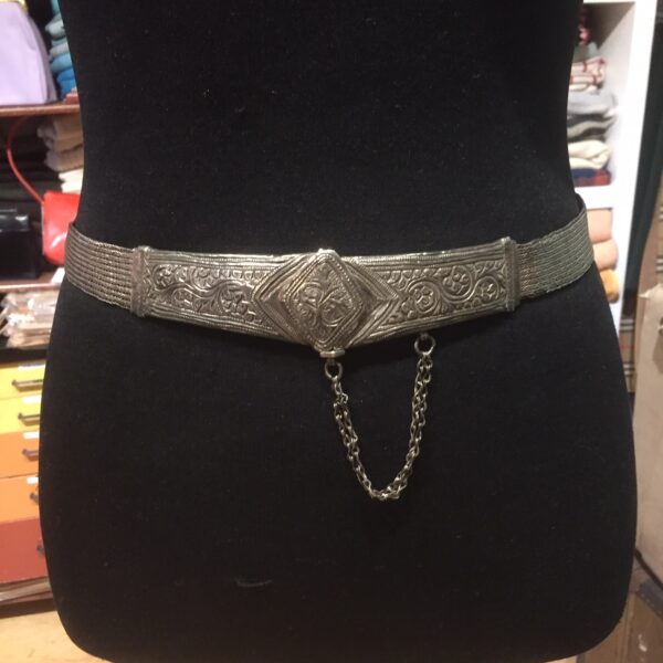 Antique SIlver Woven belt