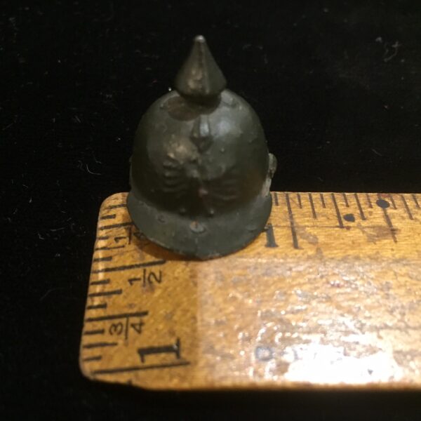 Miniature Lead Pickelhaube Helmet Spiked