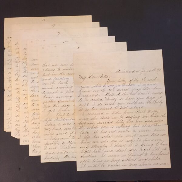 Letter from 1893 12 pages