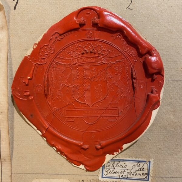 Antique wax seal collection