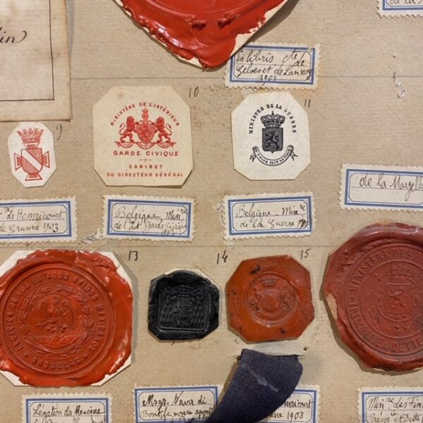 Antique wax seal collection