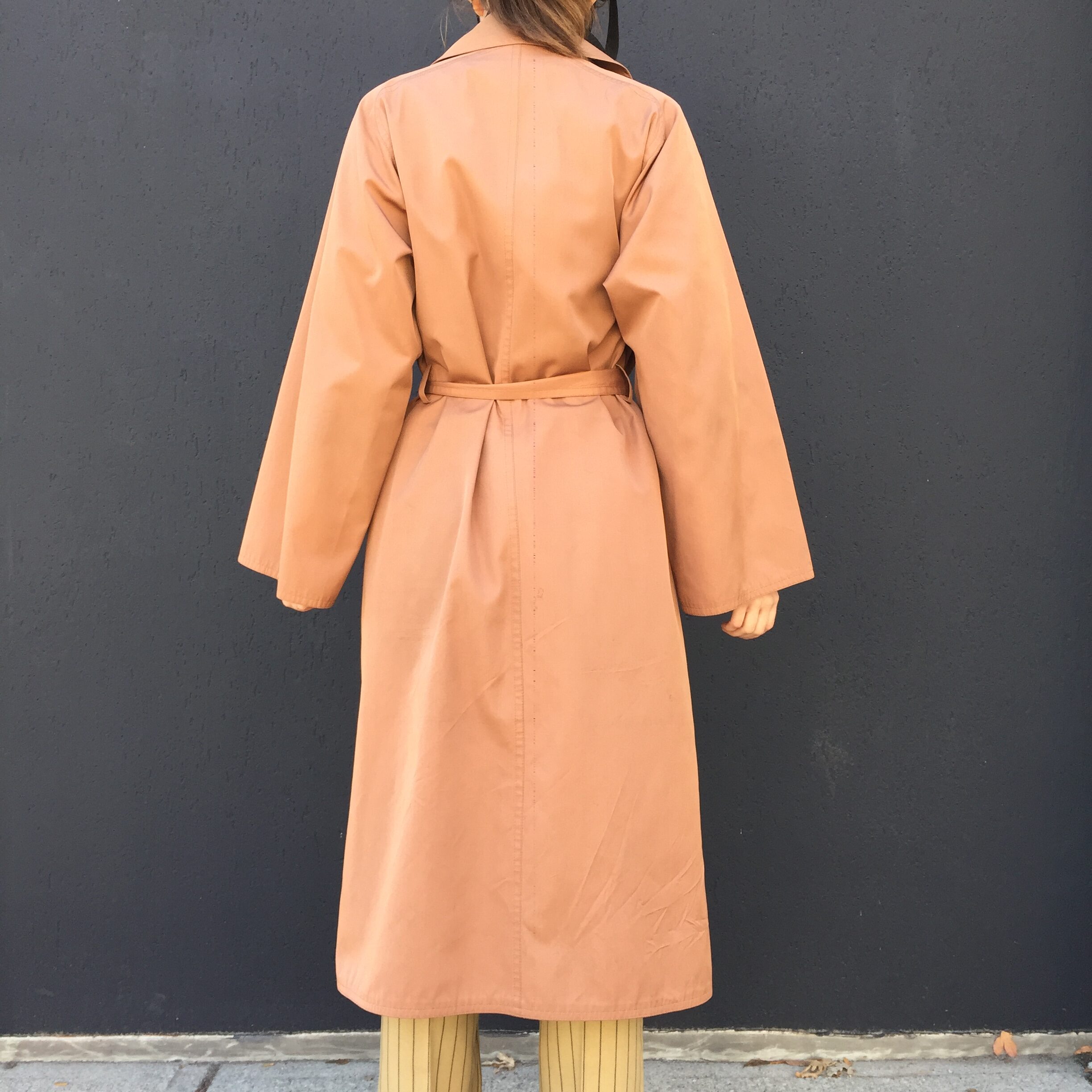Trench back view