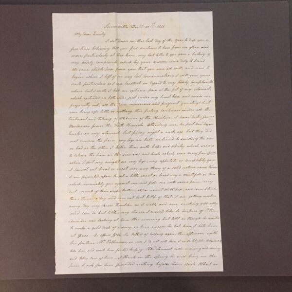 letter to family 1855