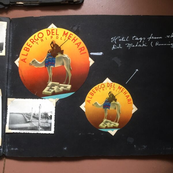 1940s Middle East scrapbook photo book