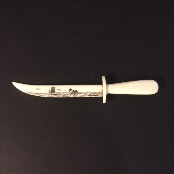 Scrimshaw knife
