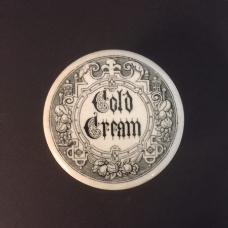 Antique Cold Cream pot lid