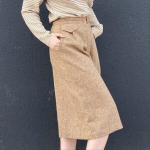 Wool culottes side view