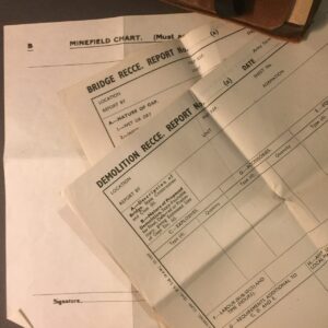 WW2 Portable Agenda Loose Papers