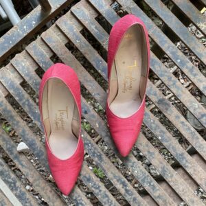 Pink Troyling high heelesd shoes