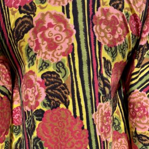 Floral cotton caftan pattern