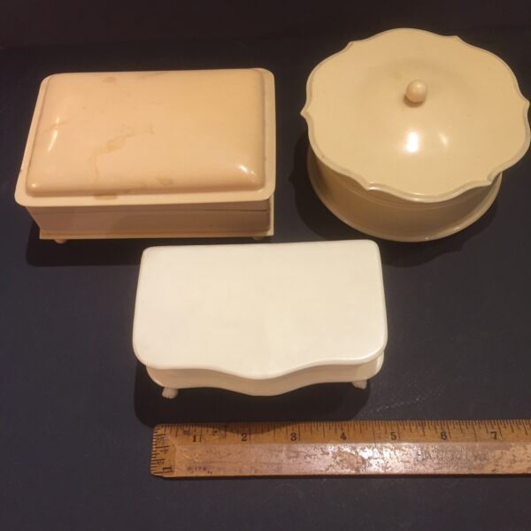 French ivory jewellery boxes