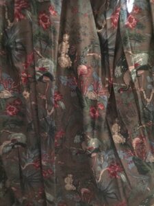 Vintage linen blend curtains