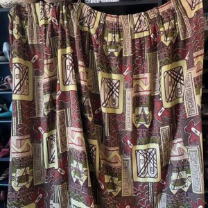 Bark Cloth curtains Picasso inspired