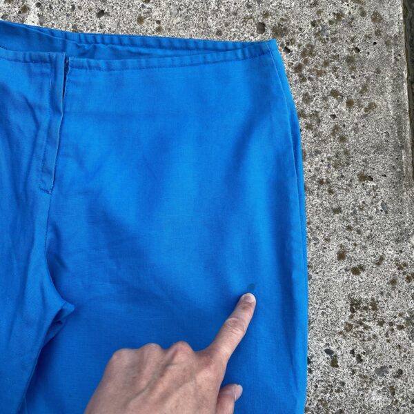 Blue Flared Pants