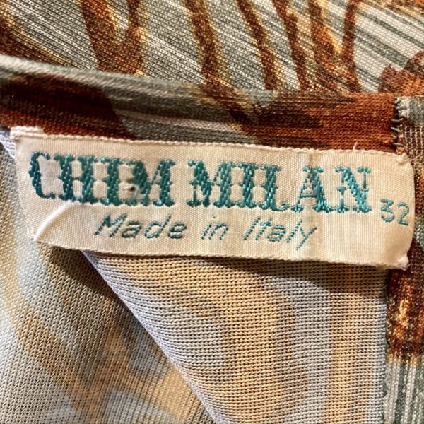 Vintage Italian knit print set by Chim Milan