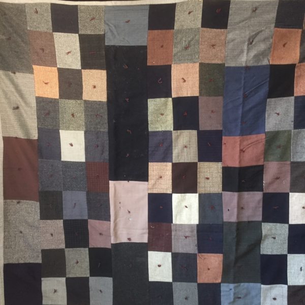Vintage Suiting Fabric quilt