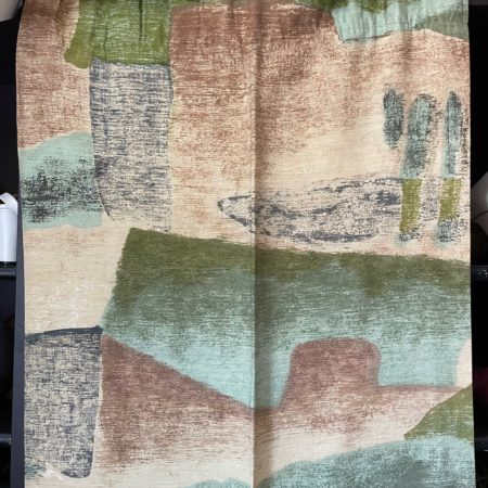 Vintage abstract curtains