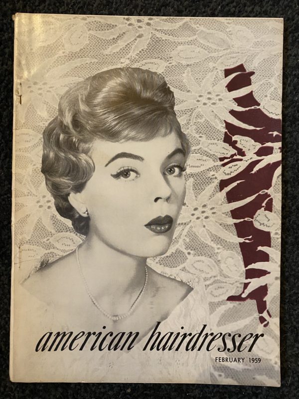 vintage magazine February, 1959 American Hairdresser