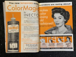 vintage magazine February, 1959 American Hairdresser