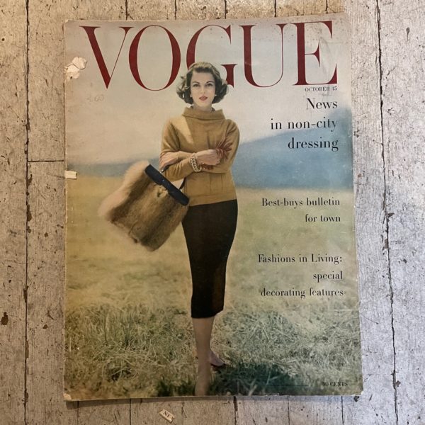 Vintage Vogue October 15 1956