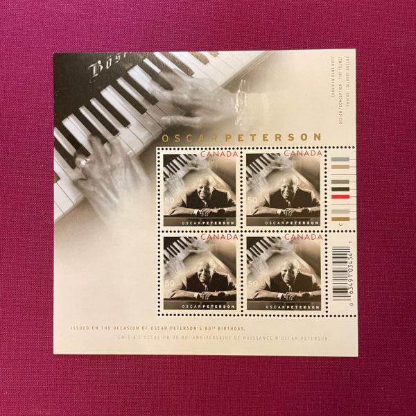 Stamp Sheet Oscar Peterson