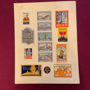 Vintage Assorted Labels and Stickers World’s Fair