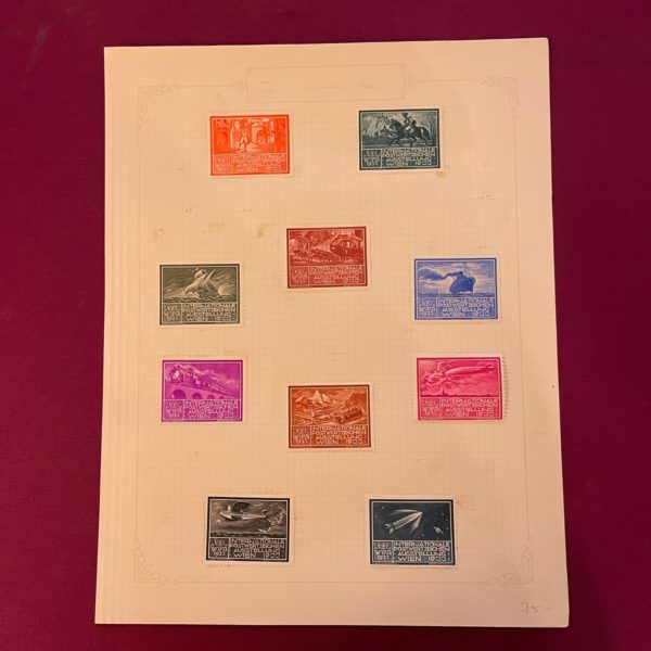 Labels from Austrian Philatelic Exhibition 1933