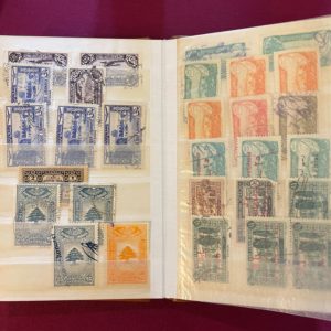 Middle East Stamp Book Pre WW II