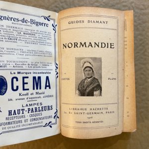Guides Diamant Normandie 1926 Guide Book Maps