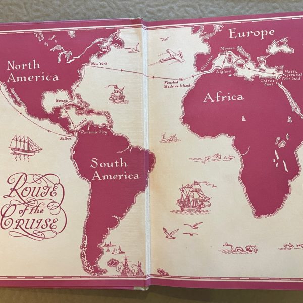 Around the World in the Franconia 1930 Guide Itinerary Book