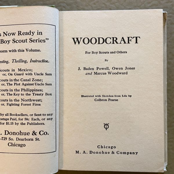 Woodcraft for Boy Scouts and others Book 1911