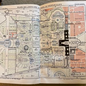 Les Guides Bleus Environs de Paris 1921 Book Travel Map Guide