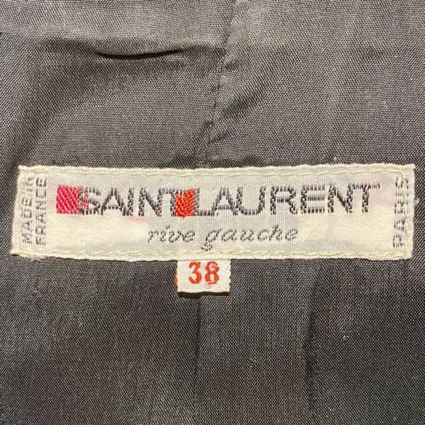 1980's Saint Laurent Rive Gauche Cotton Crop Jacket vintage