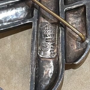 Antonio Pineda silver belt buckle hallmark