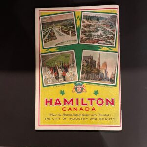 Insert for British Empire Games Hamilton1930